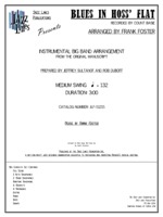 BLUES IN HOSS' FLAT (BLUES IN FRANKIE'S FLAT): Arranged by Frank Foster: Jazz Lines Publications
