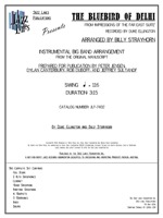 BLUEBIRD OF DELHI, THE (FROM THE FAR EAST SUITE): Arranged by Billy Strayhorn, Prepared by Peter Jensen, Rob DuBoff, Dylan Canterbury, and Jeffrey Sultanof: Jazz Lines Publications