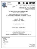 AD LIB ON NIPPON (FROM THE FAR EAST SUITE): Arranged by Duke Ellington, Prepared by David Berger, Dylan Canterbury, Rob DuBoff, and Jeffrey Sultanof: Jazz Lines Publications