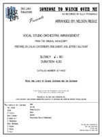 SOMEONE TO WATCH OVER ME: Arranged by Nelson Riddle, Prepared by Dylan Canterbury, Rob DuBoff and Jeffrey Sultanof: Jazz Lines Publications