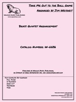 TAKE ME OUT TO THE BALL GAME: Arranged by Jim Weisheit: Walrus Music Publishing