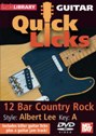 View: GUITAR QUICK LICKS - 12 BAR COUNTRY ROCK IN THE STYLE OF ALBERT LEE