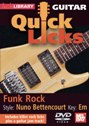 View: GUITAR QUICK LICKS - FUNK ROCK IN THE STYLE OF NUNO BETTENCOURT