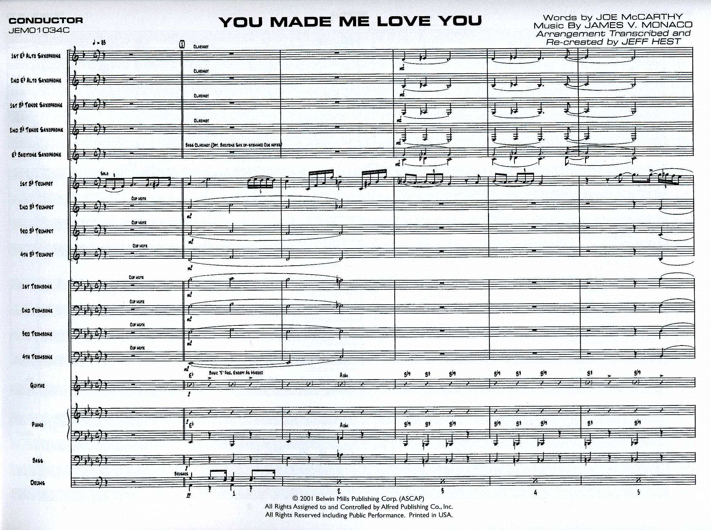 Jazz Band Charts