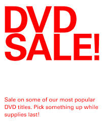 DVD sale