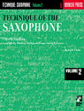 View: TECHNIQUE OF THE SAXOPHONE